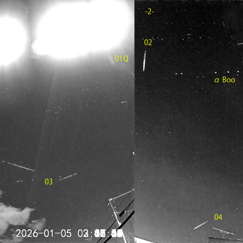  夜半後の流星 (26-01-05)