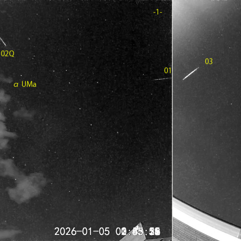  夜半後の流星N (26-01-05)