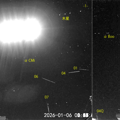  夜半後の流星 (26-01-06)