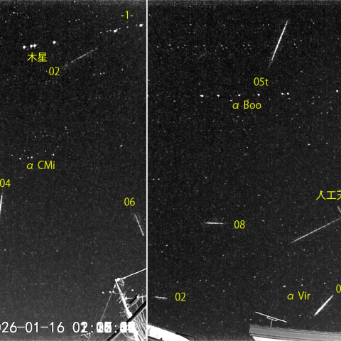  夜半後の流星 (26-01-16)