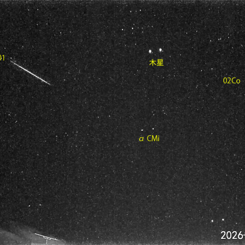  夜半前の流星 (26-01-16)