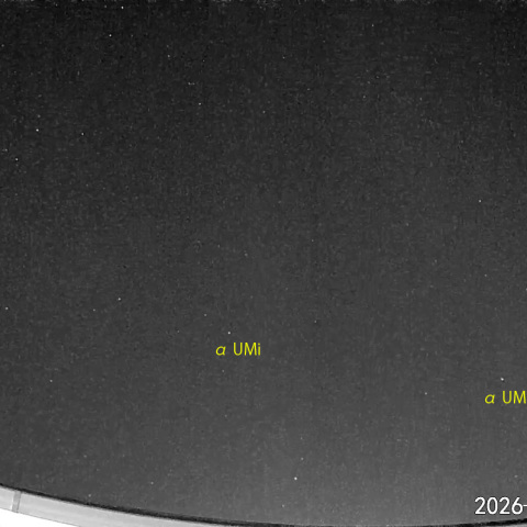  夜半前の流星N (26-01-16)