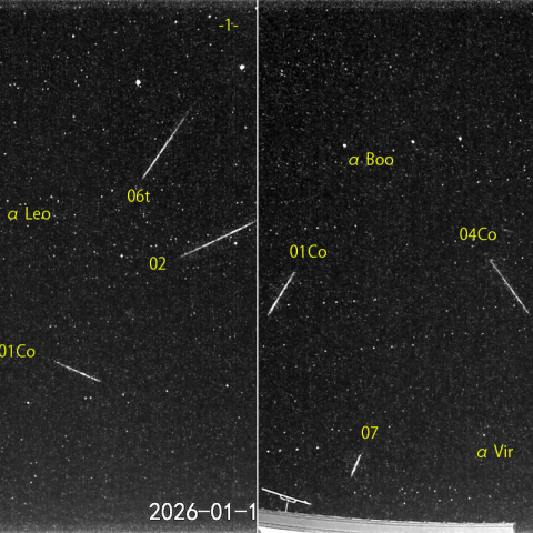  夜半後の流星 (26-01-19)
