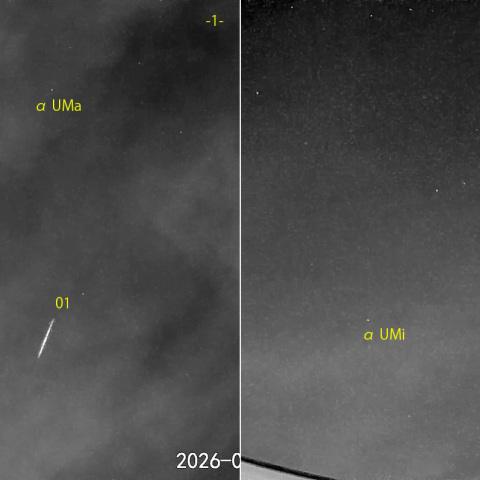  夜半後の流星N (26-01-21)
