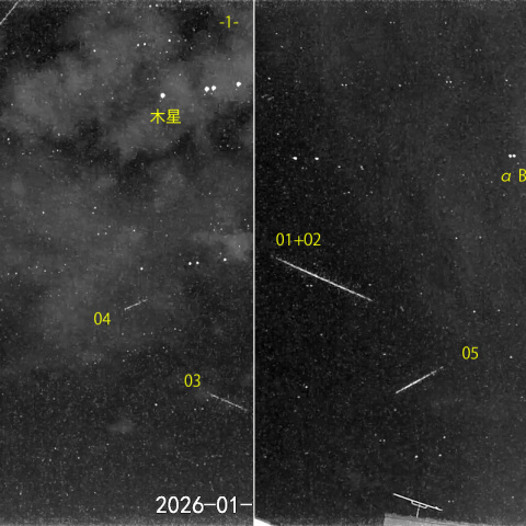  夜半後の流星 (26-01-23)