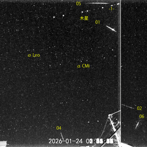  夜半後の流星 (26-01-24)