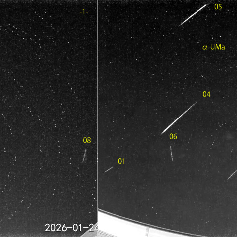  夜半後の流星N (26-01-24)
