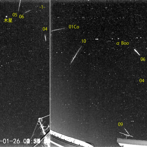 夜半後の流星 (26-01-26)