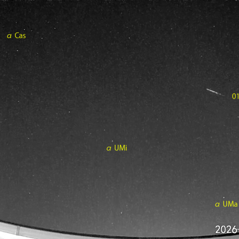  夜半前の流星N (26-02-03)
