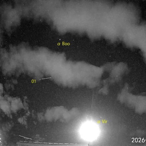  夜半後の流星 (26-02-08)