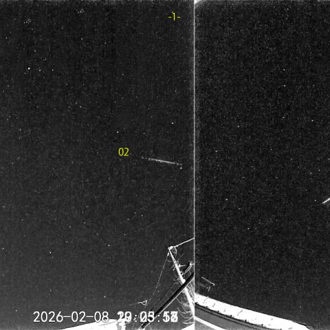 夜半前の流星 (26-02-08)