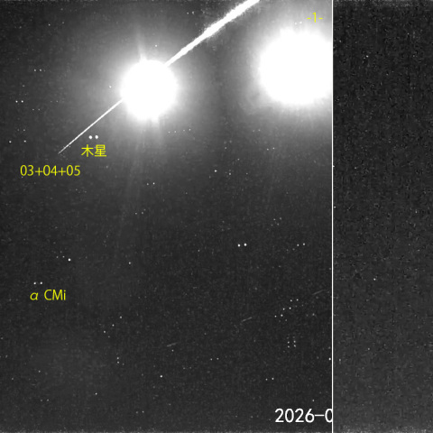 夜半前の流星S (26-02-25)