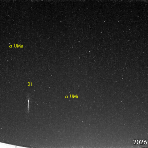 夜半後の流星N (26-03-09)