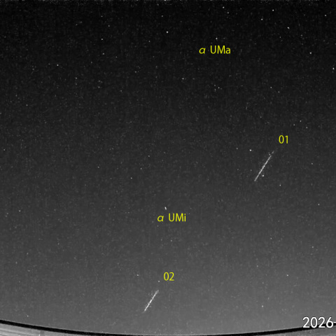 夜半前の流星N (26-03-17)