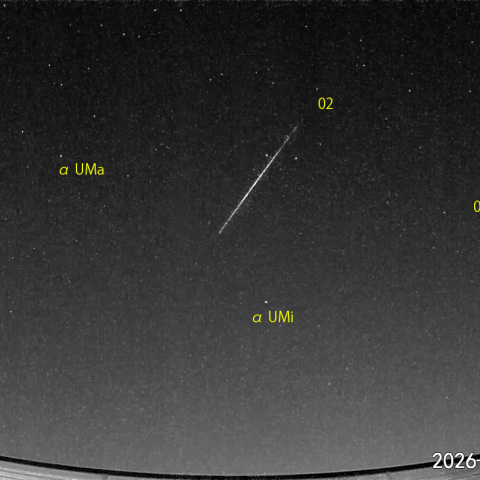 夜半後の流星N (26-03-23)