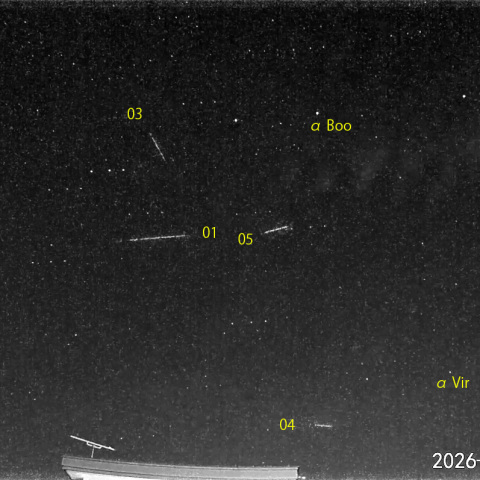 夜半後の流星S (26-03-23)