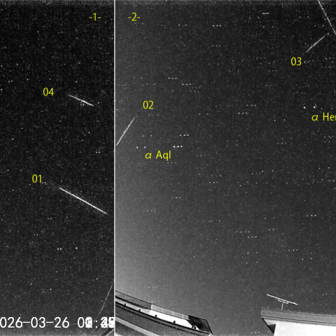 夜半後の流星S (26-03-26)