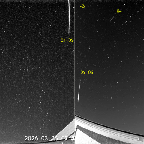 夜半後の流星N (26-03-26)