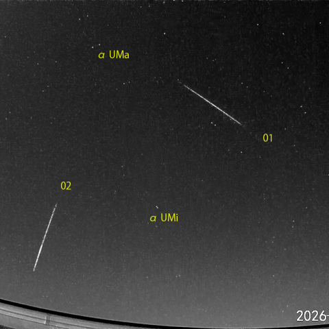 夜半前の流星N (26-03-29)
