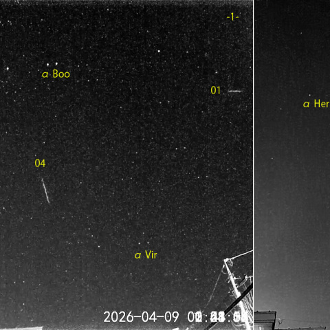 夜半後の流星S (26-04-09)
