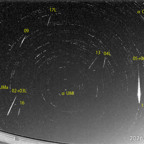 夜半後の流星N-2 (26-04-23)