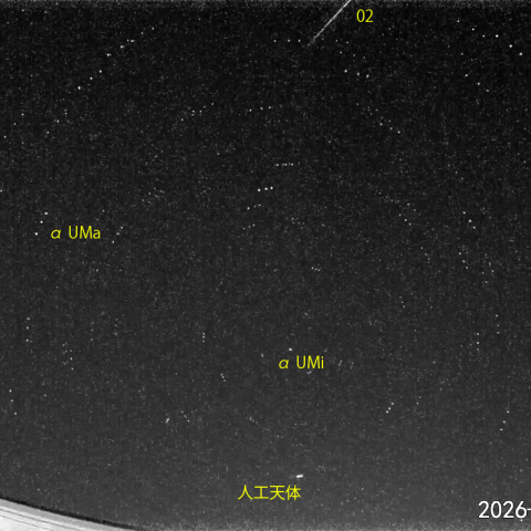 夜半前の流星N (26-05-23)