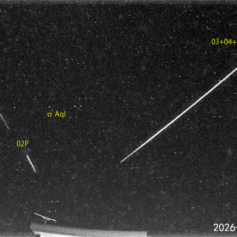 夜半前の流星S-1 (26-08-07)