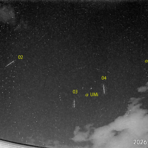 夜半後の流星N (26-10-17)