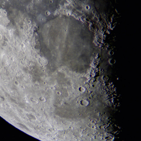 2014年4月7日の月面北部