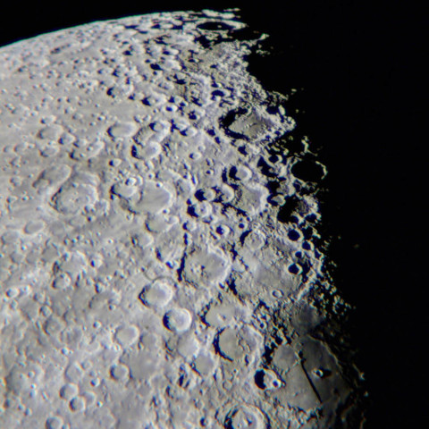 2014年4月8日の月面南部