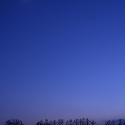 月と火星の接近、そして金星