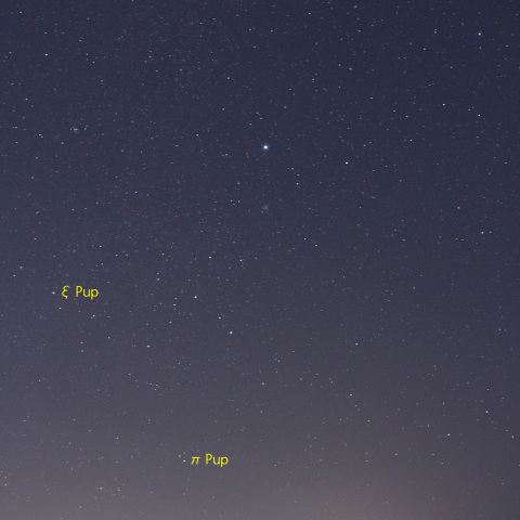 南天低い とも座