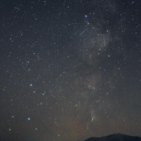 沈む夏の天の川
