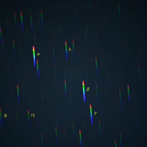 おひつじ座のスペクトル