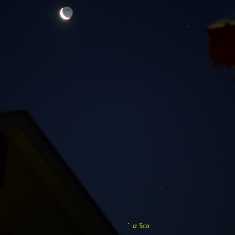 月齢25.6とアンタレス