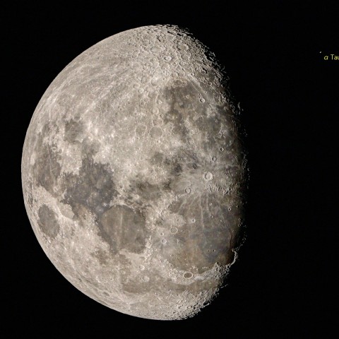 月齢10.3とアルデバラン