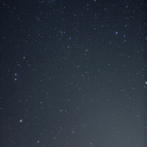 黄道光先端付近