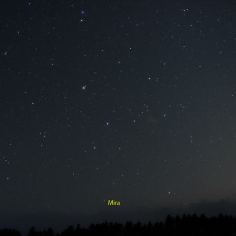 変光星ミラと天王星