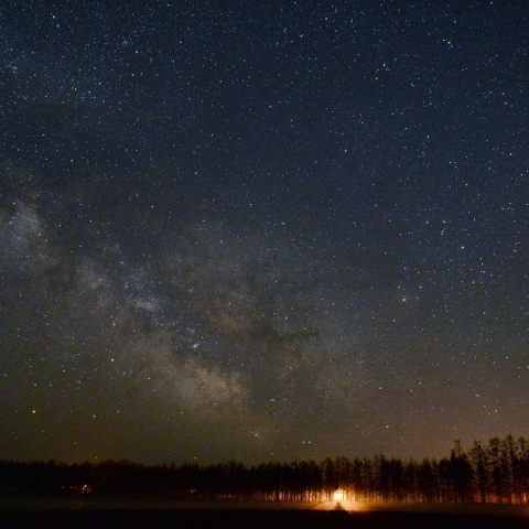 天の川と惑星たち
