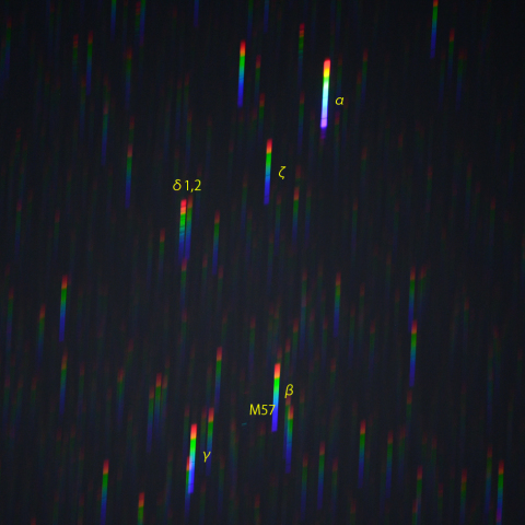 こと座のスペクトル