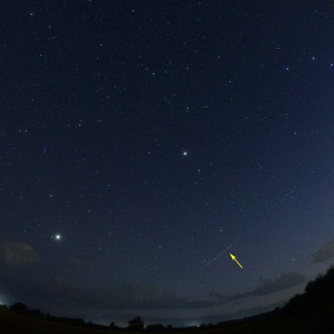 西天の流星