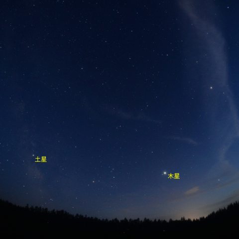 夕空の四惑星
