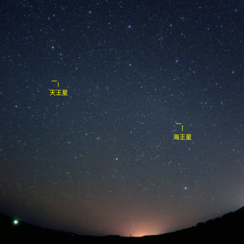 秋の星座と惑星たち