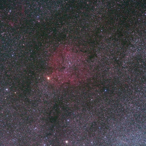 ケフェウス座の天の川と星雲星団