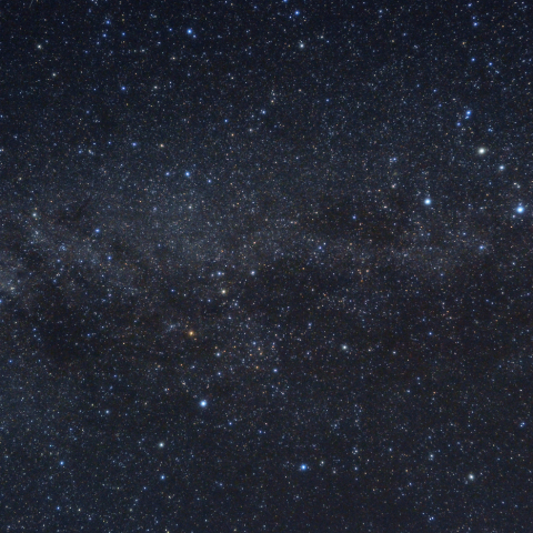 デネブからカシオペアまでの天の川