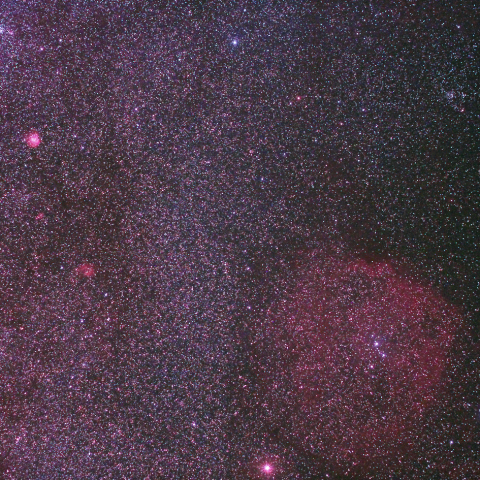 ふたご座からオリオン座の星雲