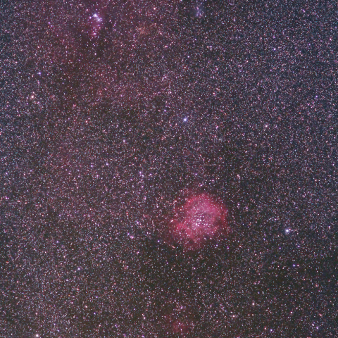 ばら星雲とその周辺