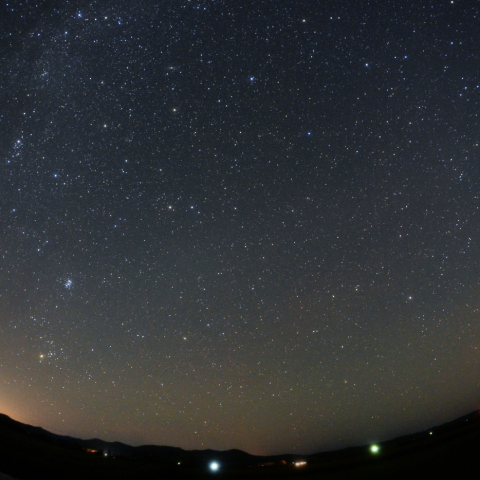秋の星座と対日照