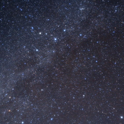 カシオペヤ～北極星間の天の川