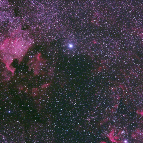 デネブ周辺の星雲